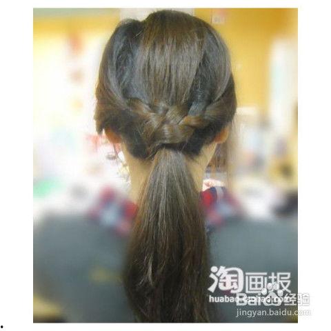 女生扎网红低马尾图片,女生低马尾扎发美图赏析